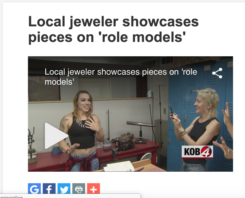 Screenshot of live feature of one of Marketing Expert Lexi Boese's clients on local news station
